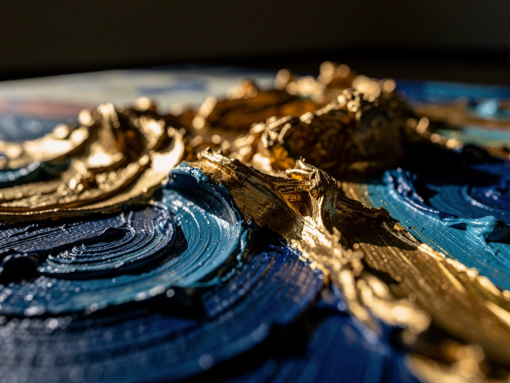 Tactile paint ridges